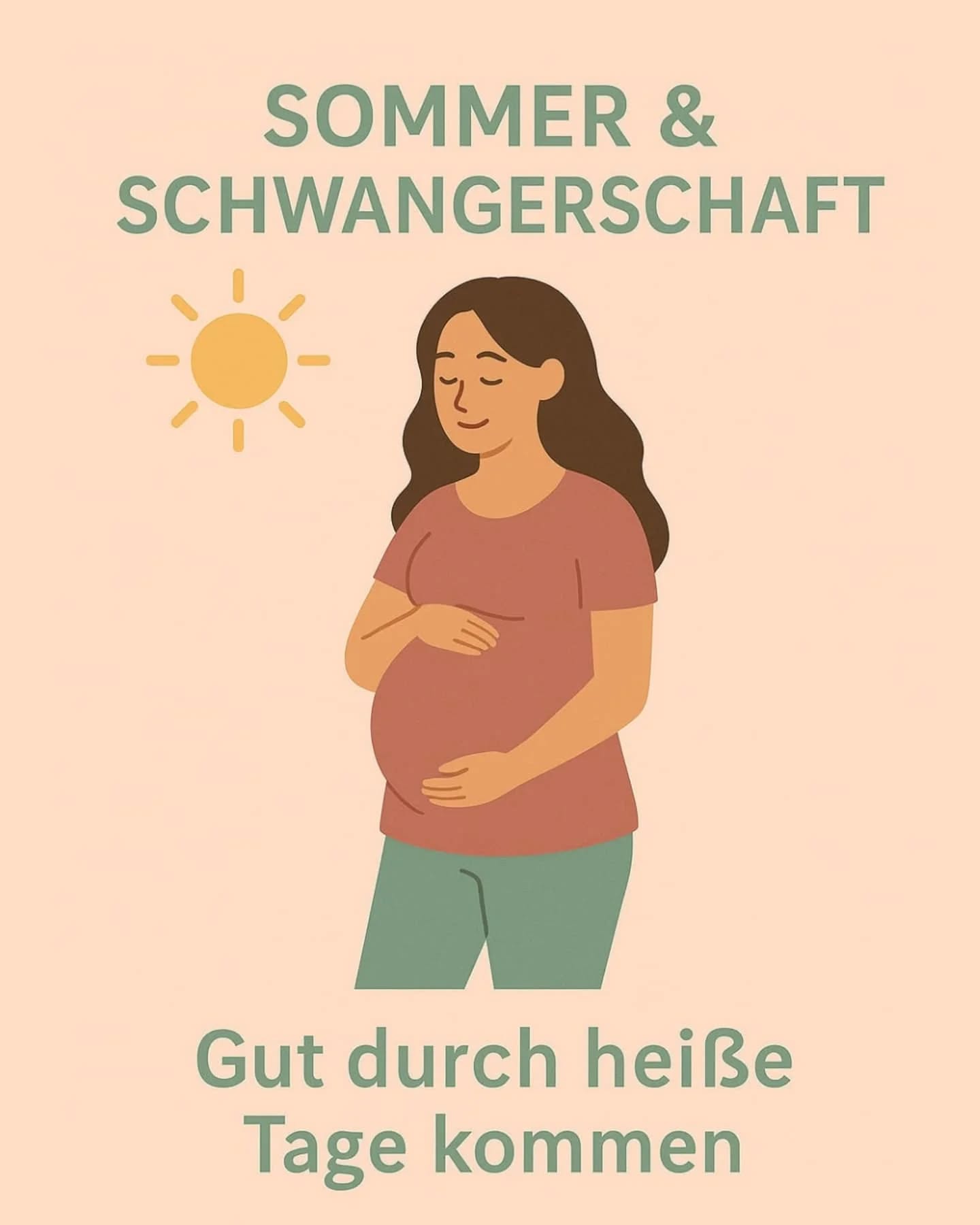 Wie kommt man als Schwangere gut durch den Somm...
